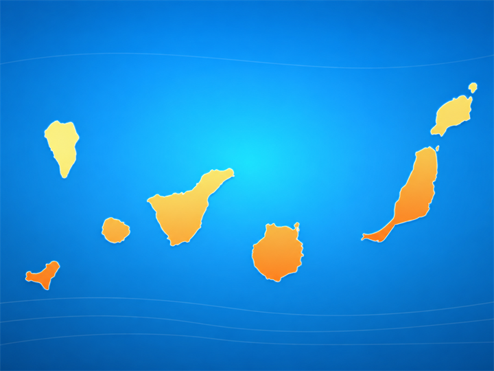 Mapa de las Islas Canarias